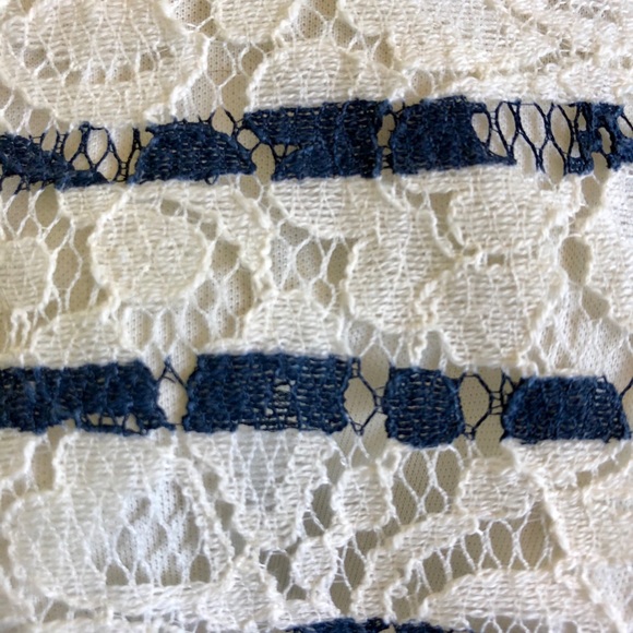 Alta White & Blue Striped Dress - Picture 4 of 4